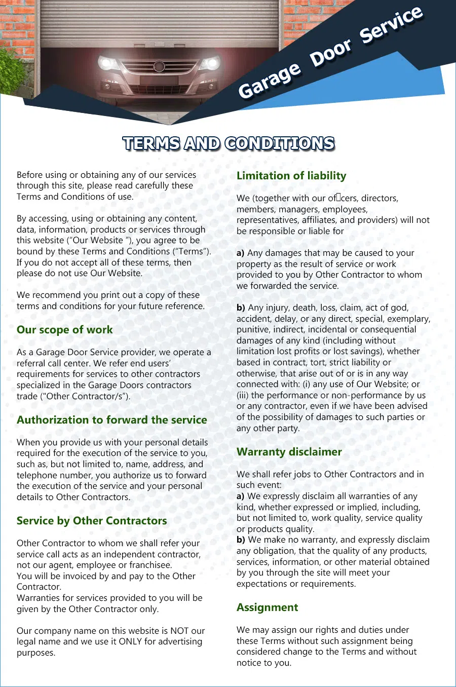 Eagle Garage Door Service Evanston, IL 847-868-3181